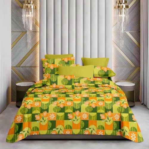 Gold Feather Double Bedsheet GLF59103 (90*100)