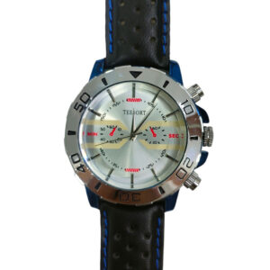 Men's Black Leather Belt Watch MRW10