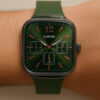 Men's Green Rubber Belt Watch MRW30