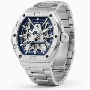 Men's Silver Metal Belt Watch MRW46