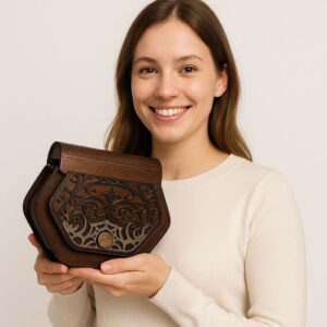 Wooden Purse WP59122