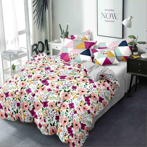 Flowrance Double Bedsheet FLO59106 (90*100)