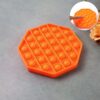 Premium Hexagon Shape Silicone Pop It Fidget Toy (1 Pc)