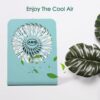 4810 Portable Desk Fan Big Table Fan 3 Step Speed Setting Fan Personal Desk Fan Suitable For Office School Home Use (Battery Not Include)