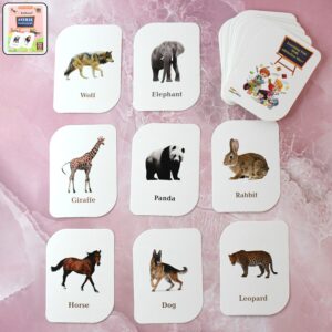 Kidkraft 32-piece Animal Flash Cards Set