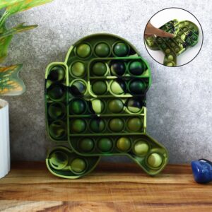 Premium Cartoon Shape Silicone Pop It Fidget Toy (1 Pc)