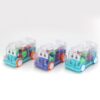 Transparent Musical Mini School Bus Toy