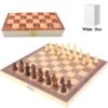 Foldable Wooden Chess Board Set