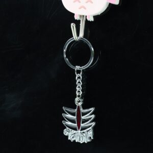 Mahakal Symbol Metal Devotional Keychain