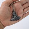 Adiyogi Shiva Face Metal Keychain