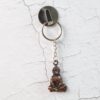 Lord Hanuman Sitting Pose Devotional Keychain