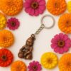 Bal Krishna Crawling Design Keychain