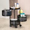 Metal Kitchen Trolley With Wheels