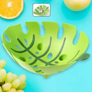 Leaf Shape Plastic Fruit Basket