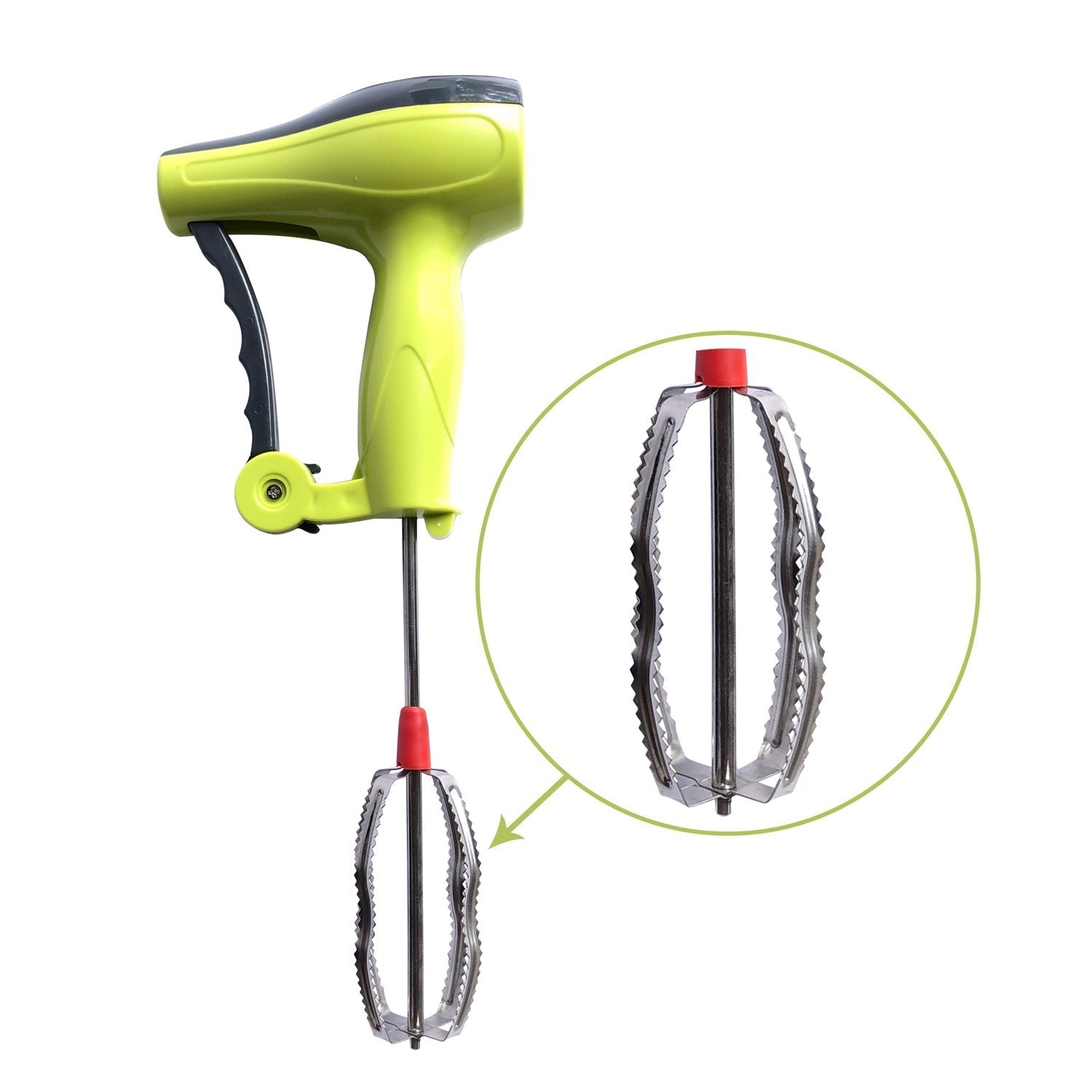 Manual Hand Blender with Steel Blades