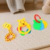 Colorful Animal Shape Baby Rattle Toy