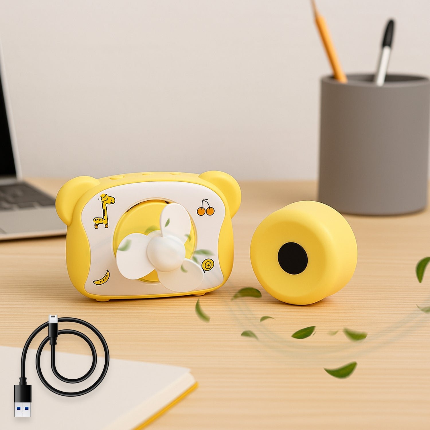 Bear Shape Mini Rechargeable Fan