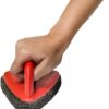 Bathroom Cleaning Brush With Abrasive Scrubber