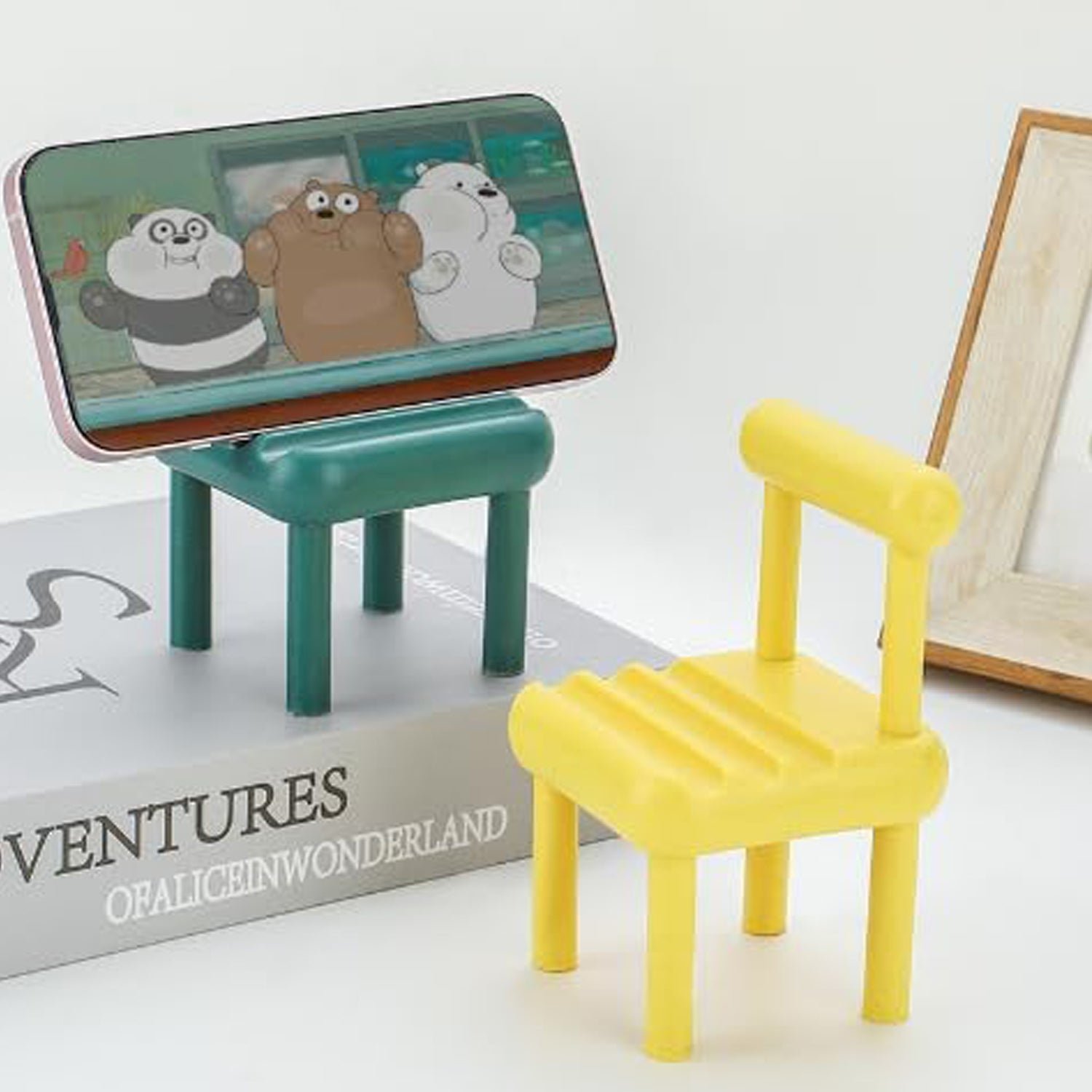 Mini Chair Design Mobile Phone Stand