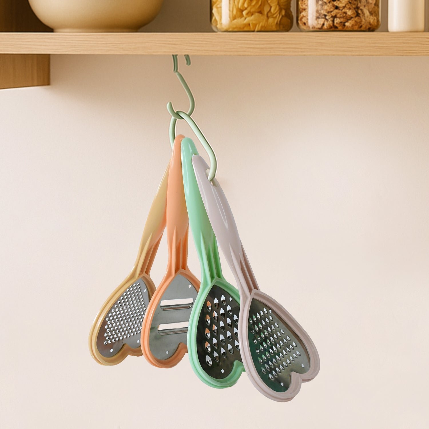 Heart Shape Vegetable Fruit Grater Set