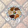 Multipurpose Rotating Dry Fruit Serving Tray