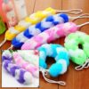 Hanging Long Bath Loofah Sponge Set