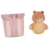 Teddy Bear Wall Mount Toothbrush Holder