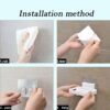 Self Adhesive Plastic Soap Dish