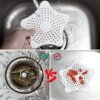Silicone Star Shape Sink Drain Hair Catcher
