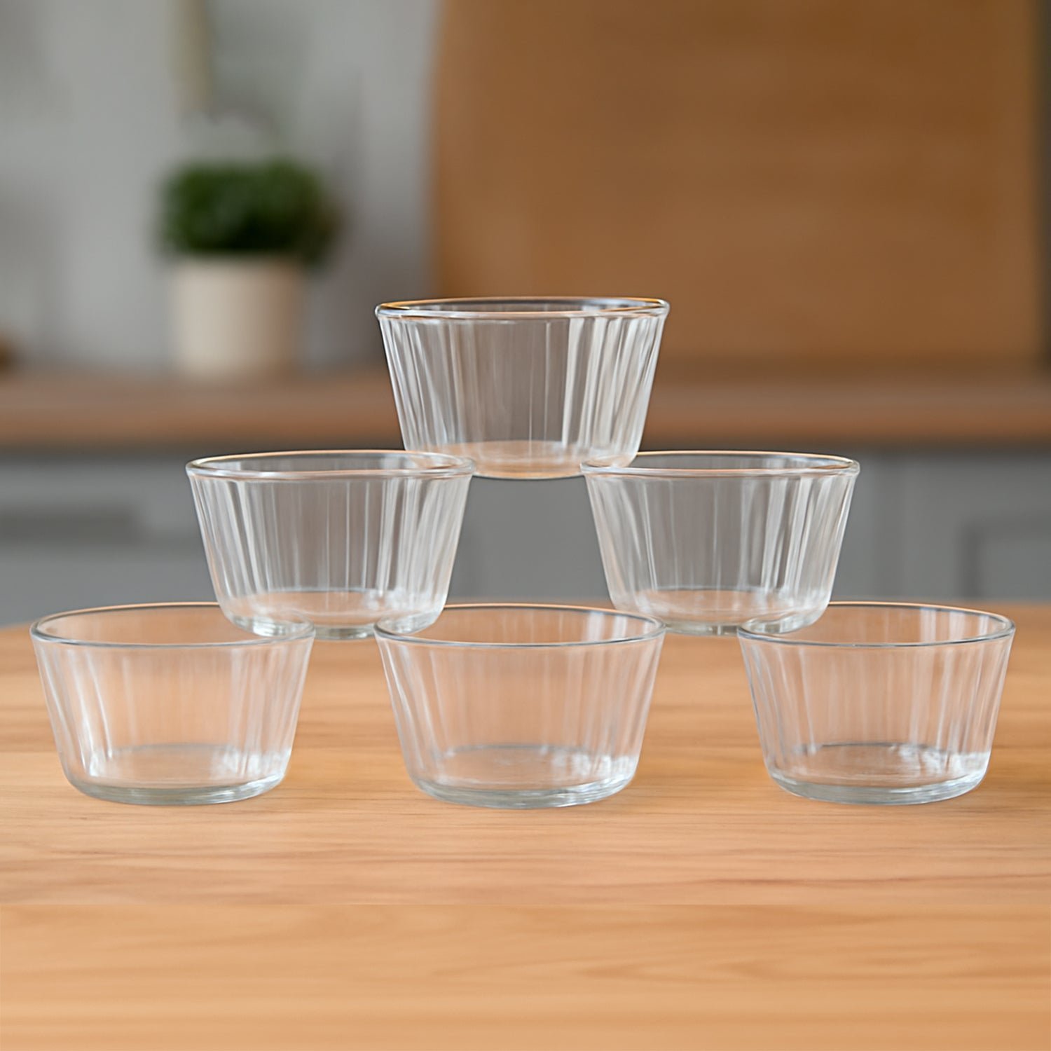 Transparent Dessert Bowl Set