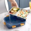 Stainless Steel Two Section Lunch Box