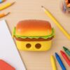 Burger Shape Pencil Sharpener Set