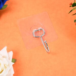 Transparent Stainless Steel Self Adhesive Wall Hook