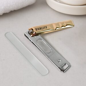 Nail Clipper With Nail Catcher And File