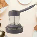 Handheld Soap Dispenser With Scrubber