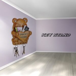 Panda Shape Wall Key Holder