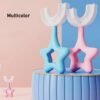 Star Shape Silicone Manual Toothbrush