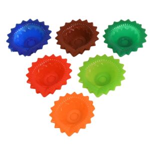Silicone Decorative Diya Set