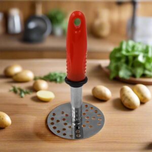 Stainless Steel Potato Masher With Plastic Handle