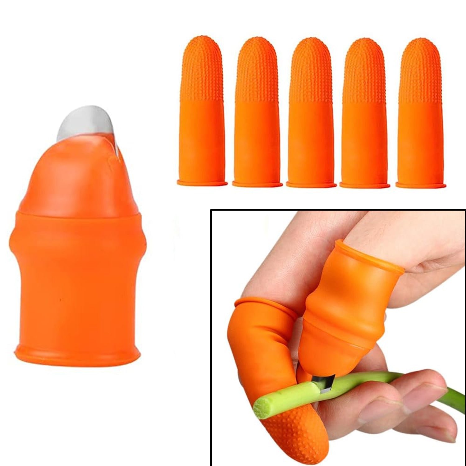 Finger Thumb Vegetable Cutter Knife
