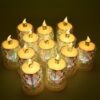 Decorative LED Tealight Candle Set