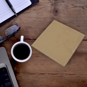 Square Leather Tea Coaster