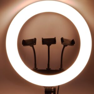 LED Ring Light with Mobile Holders