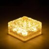 Solar Ice Cube Style Garden Light
