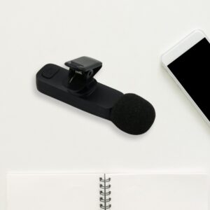 Wireless Noise Cancelling Clip On Microphone