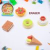 Fast Food Shape Eraser Set