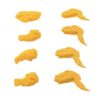Chicken Wing And Leg Shape Erasers