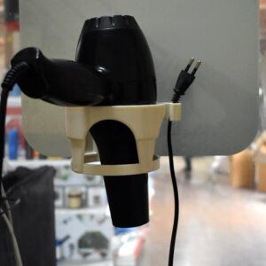 Suction Mounted Hair Dryer Holder