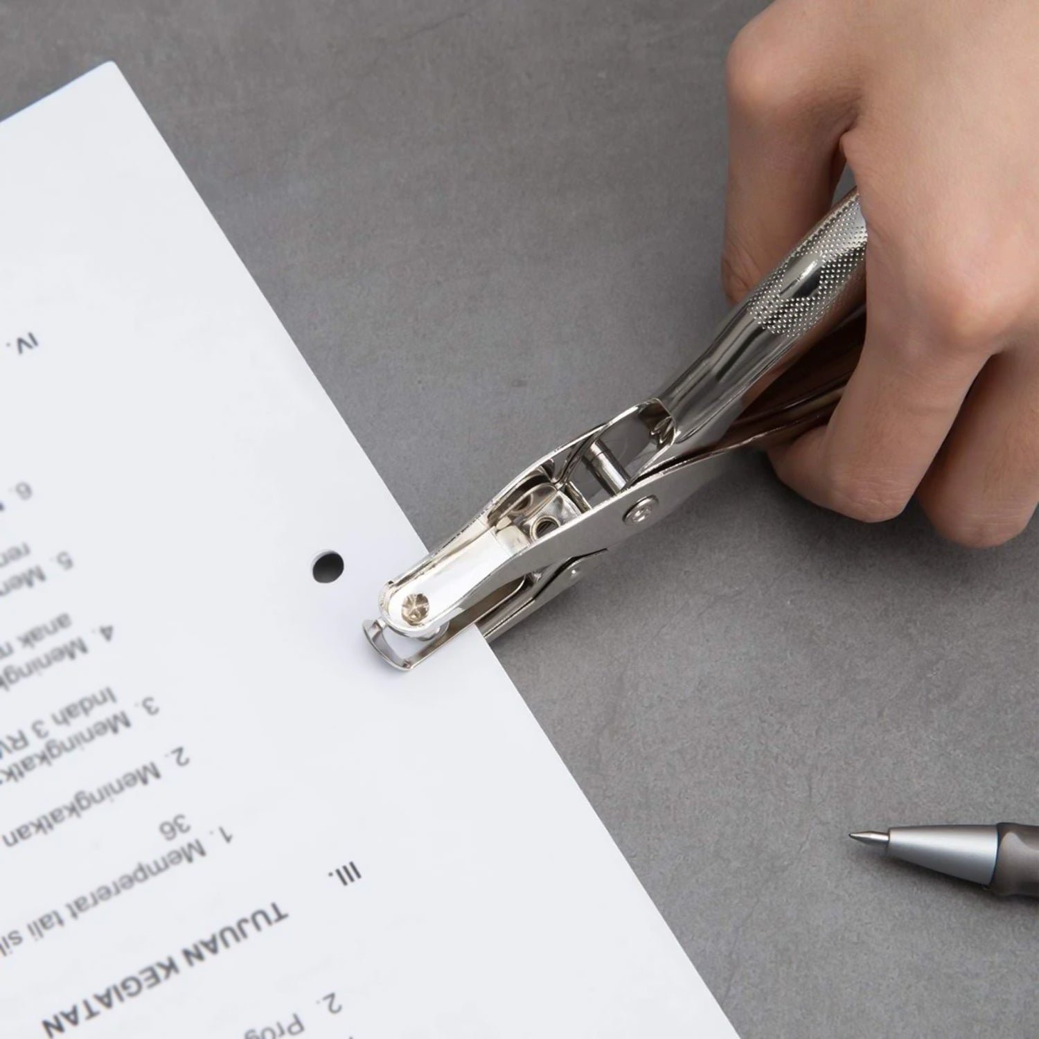 Single Hole Paper Puncher