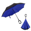 Windproof Reverse Umbrella with C Handle